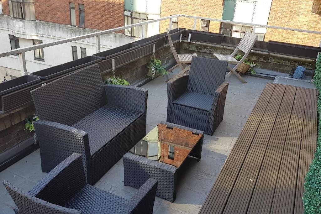 לונדון Studio Apt With Huge Balcony Near Oxford St - Marble Arch - Hydepark מראה חיצוני תמונה
